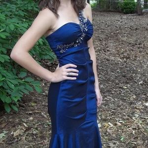 XSCAPE Mermaid Prom Dress